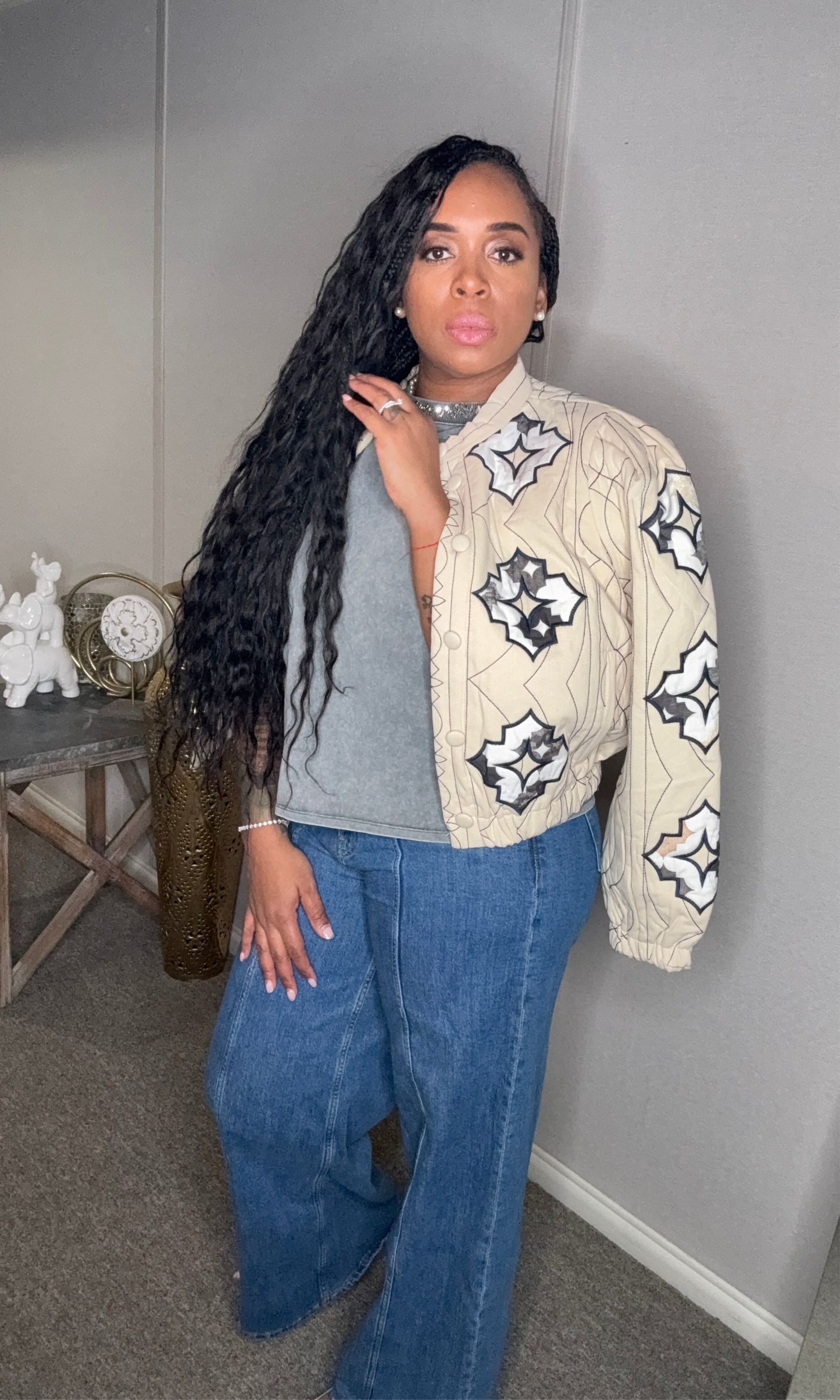 Aztec Quilted Jacket