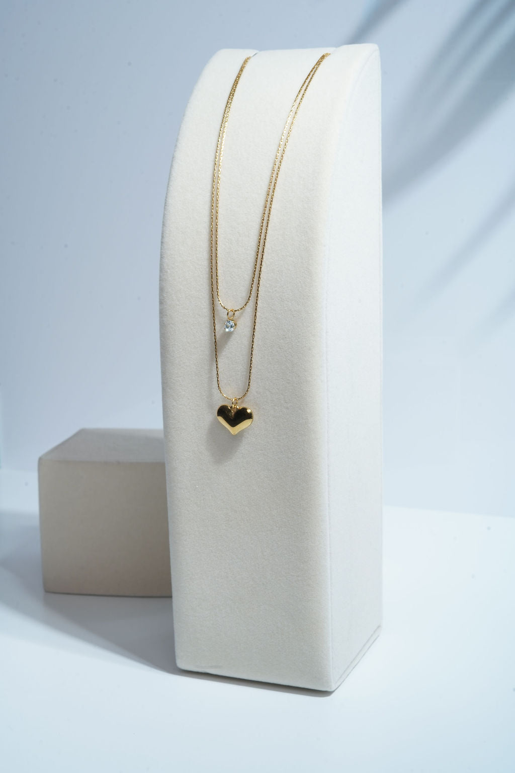 Diamond & Heart Necklace