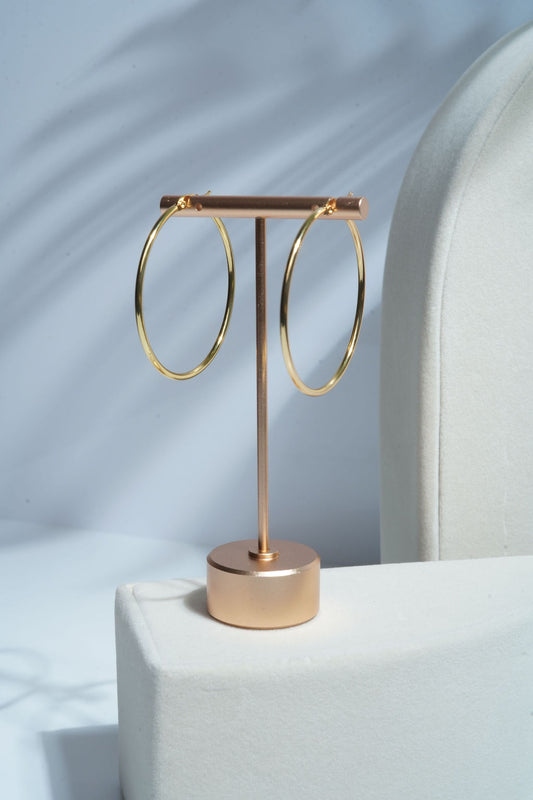 Round the Way Hoop Earrings