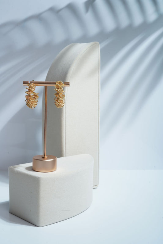Spiral Hoop Earrings
